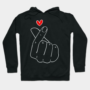 K-Pop Finger Heart Hoodie